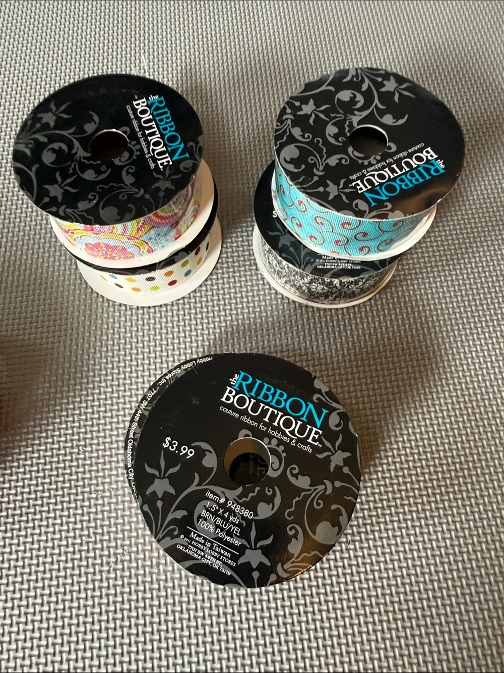 Decorative Ribbon Bundle - Pink, Blue, Multi holiday crafts